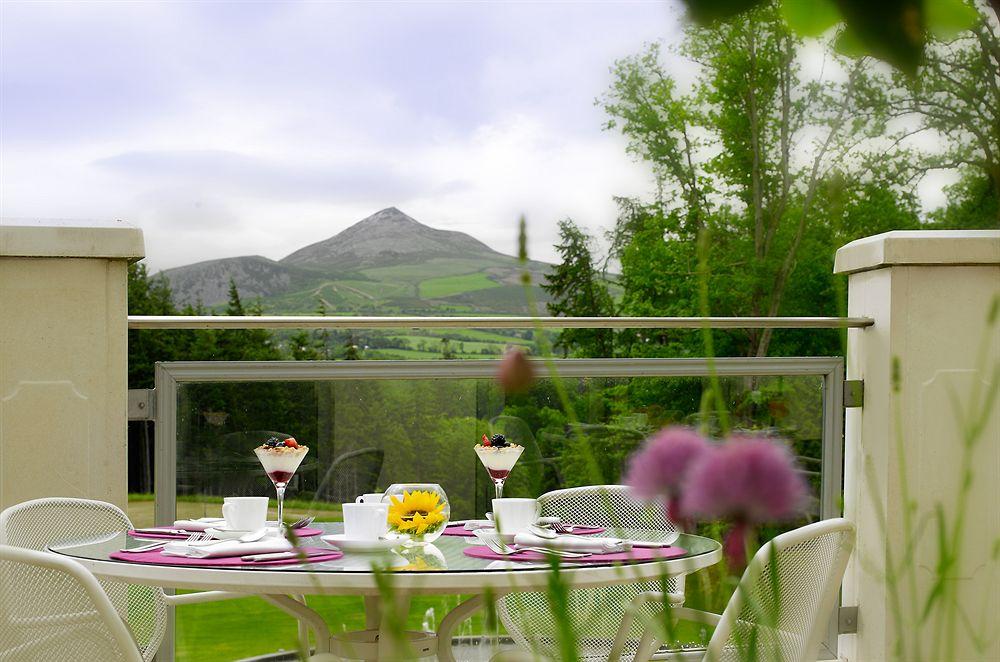 Powerscourt Hotel, Autograph Collection Enniskerry Exteriör bild View of the Wicklow Mountains from the hotel