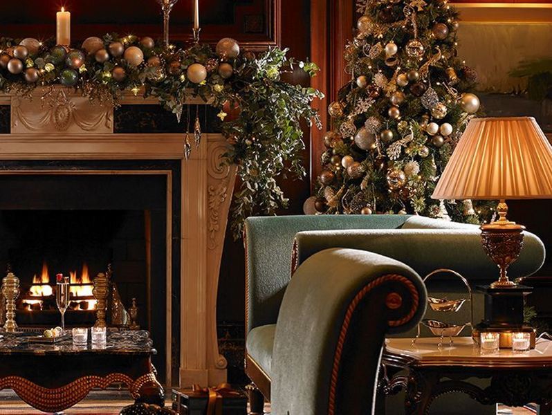 Powerscourt Hotel, Autograph Collection Enniskerry Exteriör bild The fireplace in the Drawing Room